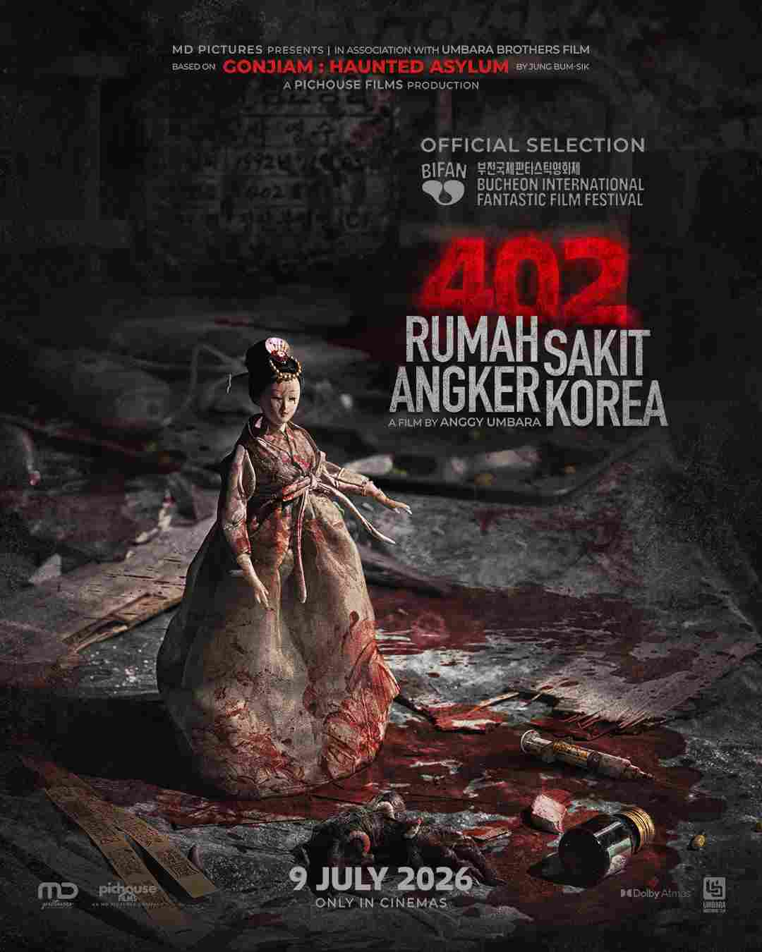 Sukses Menembus Bucheon International Fantastic Film Festival (BiFan) 2026, MD Pictures Rilis Final Poster & Trailer "402 Rumah Sakit Angker Korea": Ketika Mistis Lokal Meneror Koridor Dunia